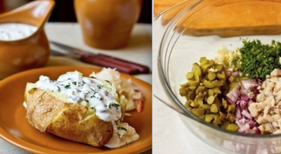 Надоела обыденность? Печеный картофель с селедочным соусом — лучший ужин для семьи!