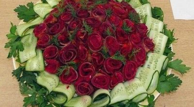 Салат «Букет роз»