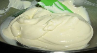 Масляный яично-молочный крем шарлотт